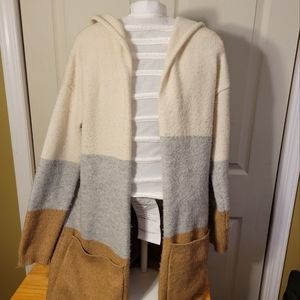 Tri Colour Cardigan